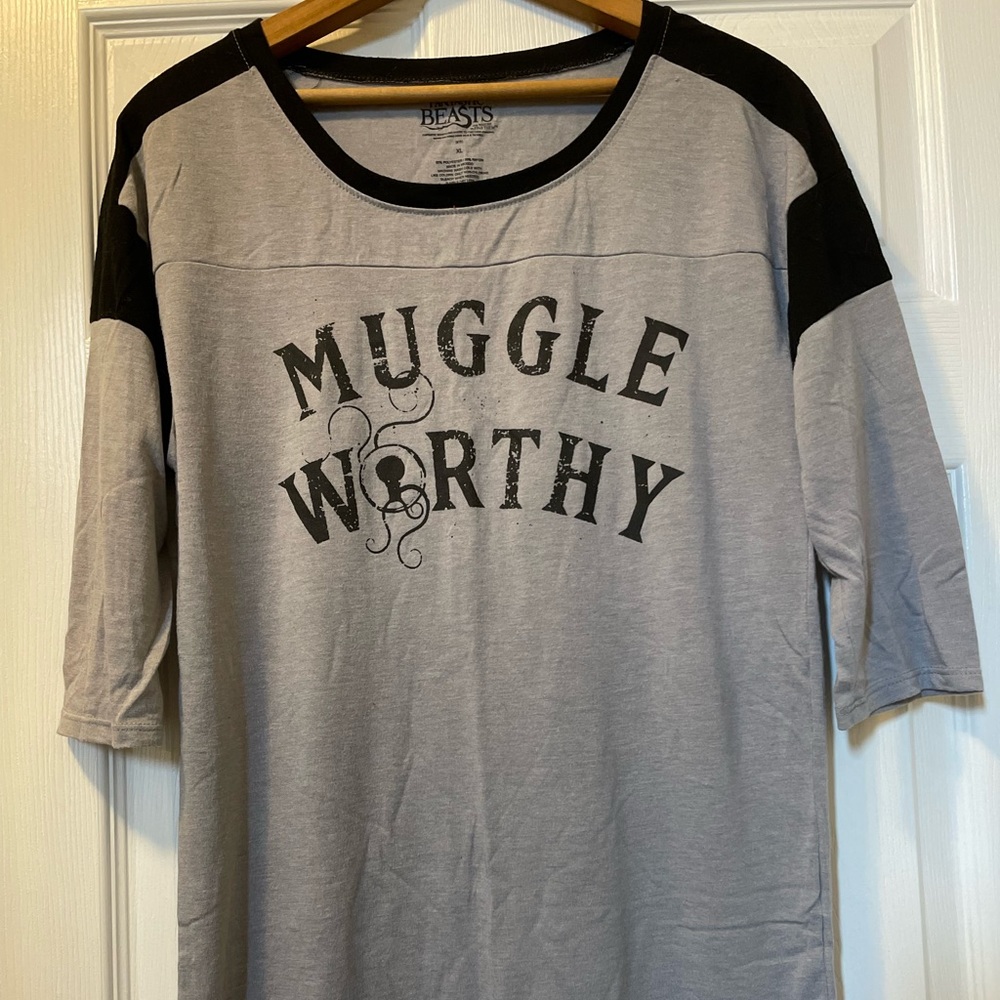 Fantastic beasts Harry Potter T-shirt longsleeve size XL Muggle